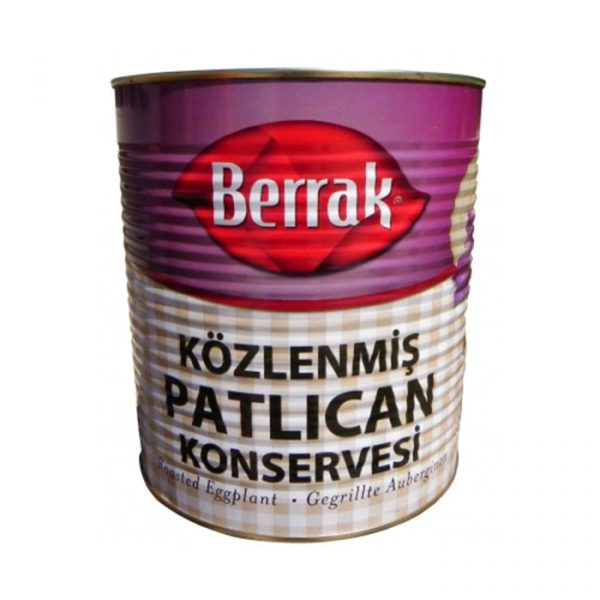 Berrak Közlenmiş Patlıcan (3kg Teneke)