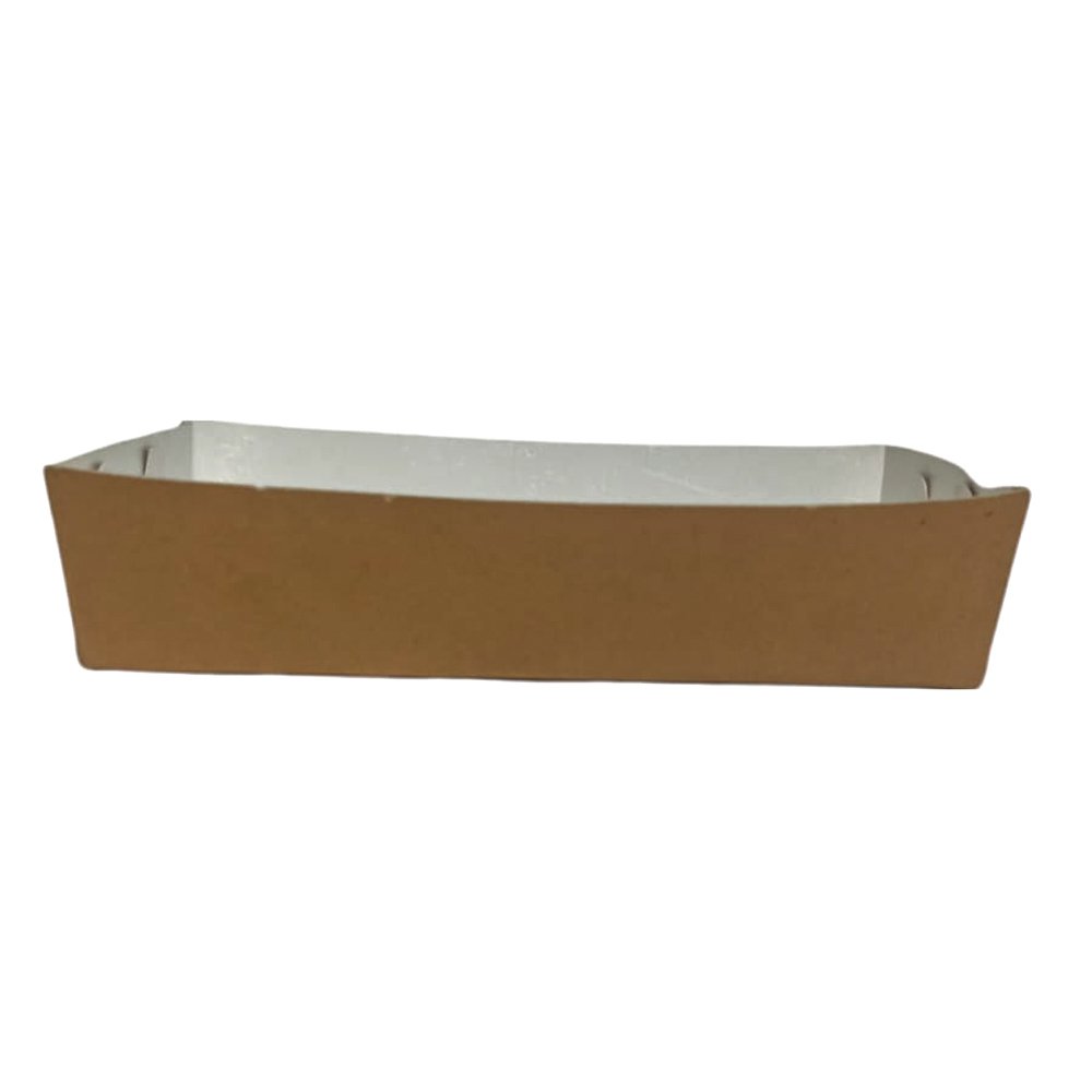 Kumpir Kutusu Büyük Kraft Konik Tabak 16,5x8x4 cm