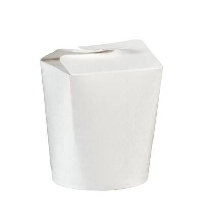 16 oz Beyaz Karton Noodle Kutusu